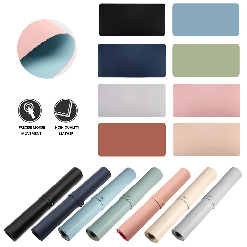 3 размера большой кожаный коврик для мыши офисный ноутбука компьютерный стол