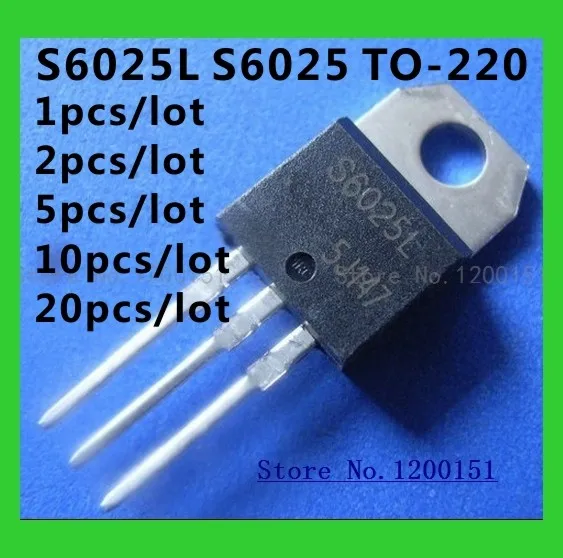 

S6025L S6025 TO-220