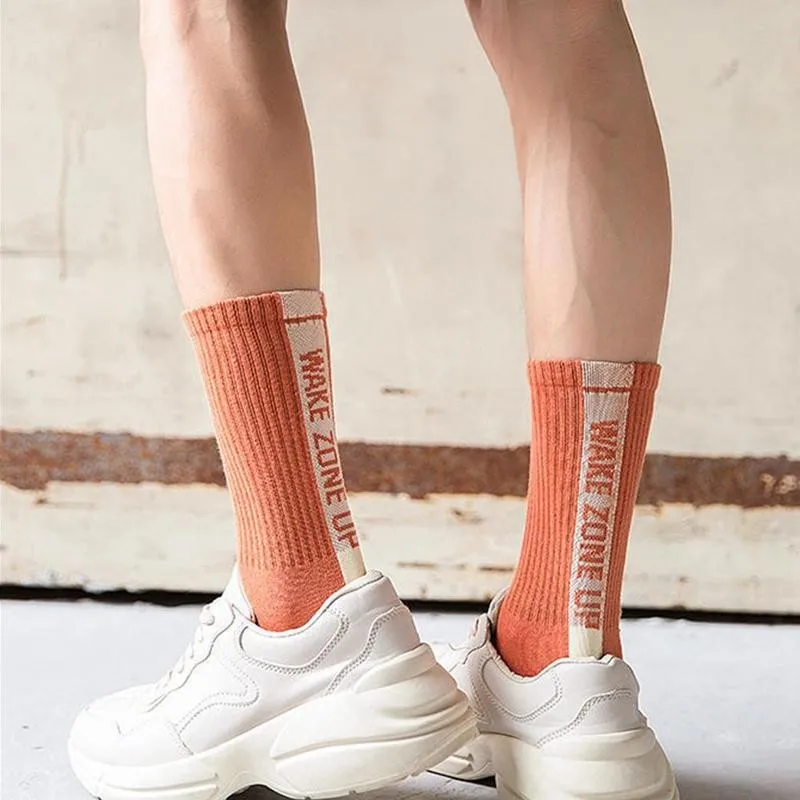 

Basketball Socks Sports Letters Skateboard Socks Do You Skateboard Hipster Unisex Hop Cotton What Fashion Socks Hip Letter V4S6