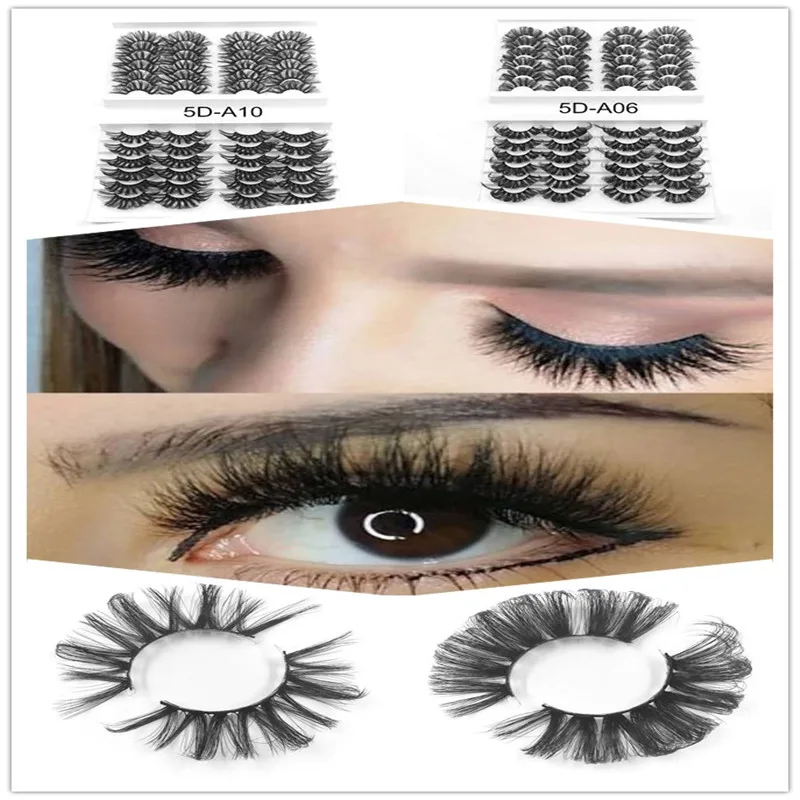 

24 пары 5D с фокусным расстоянием 25 мм норковые ресницы натуральные накладные ресницы пышный объем Искусственные ресницы, удлинение шелковые...