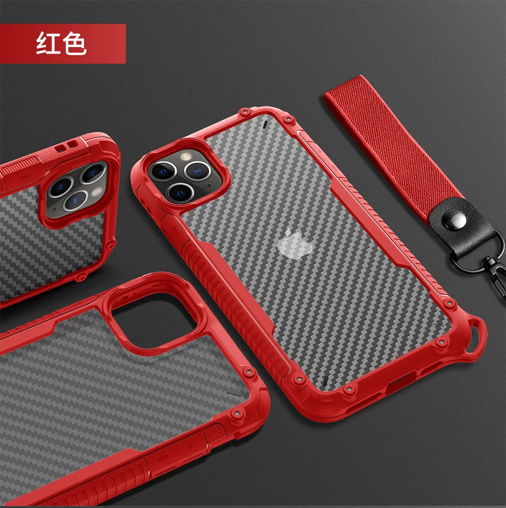 

Fashion Trend Carbon fiber Custom Wholesale Anti-drop Mobile Phone Protective Case For Apple IPhone 12 11 11Pro Max XR XS X 6S 8