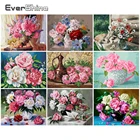 EverShine роспись по номерам Раскраска по номеру  Ручной росписью  искусство стены Домашнего декора