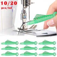 1020pcs fish type mini auto fast punch needle threader automatic wire loop diy simple sewing embroidery machine insertion tool