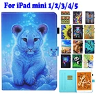 Для iPad Mini 5 7,9 дюйма 2019 чехол для iPad mini 123 Mini 4 защитный чехол из искусственной кожи с магнитной подставкой