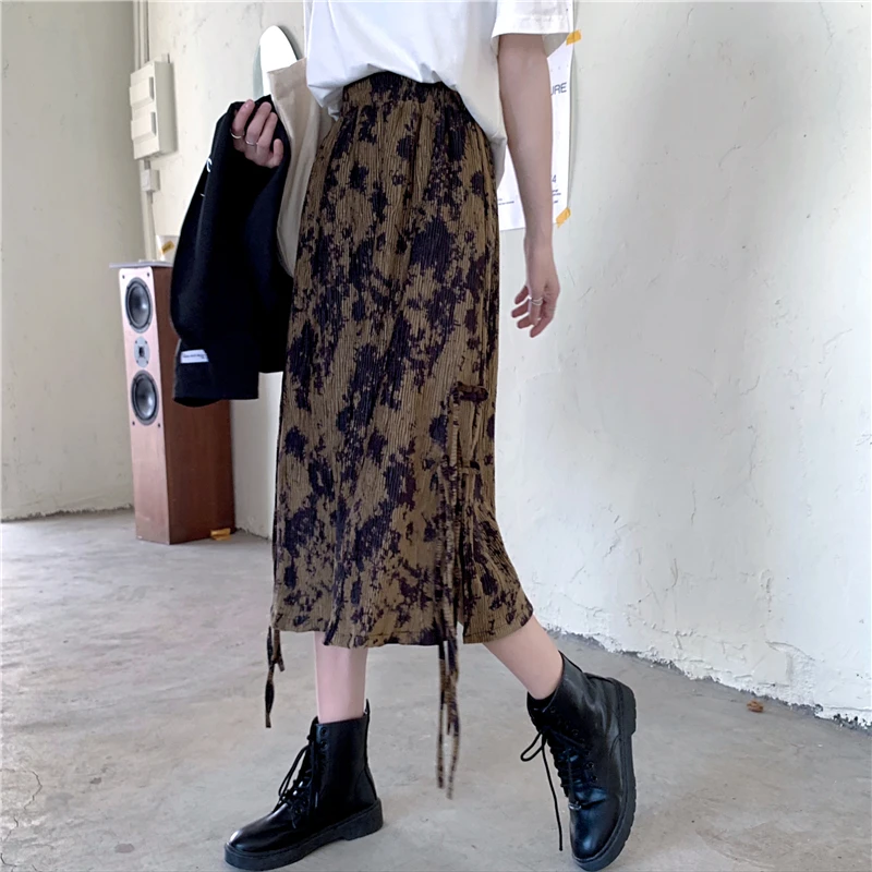 Женская юбка ткань женская одежда юбки с высокой талией TN2830