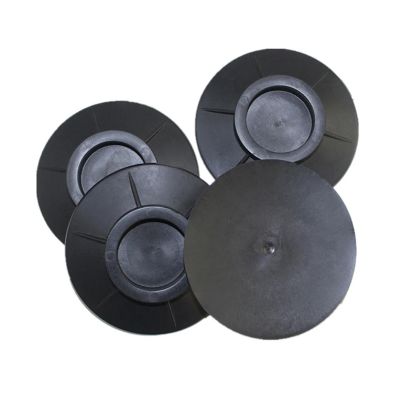 

4pcs/set Rubber Shock Absorption Floor Mat Washing Machine Universal Non-slip Pad Shockproof Round Base Protector Furniture