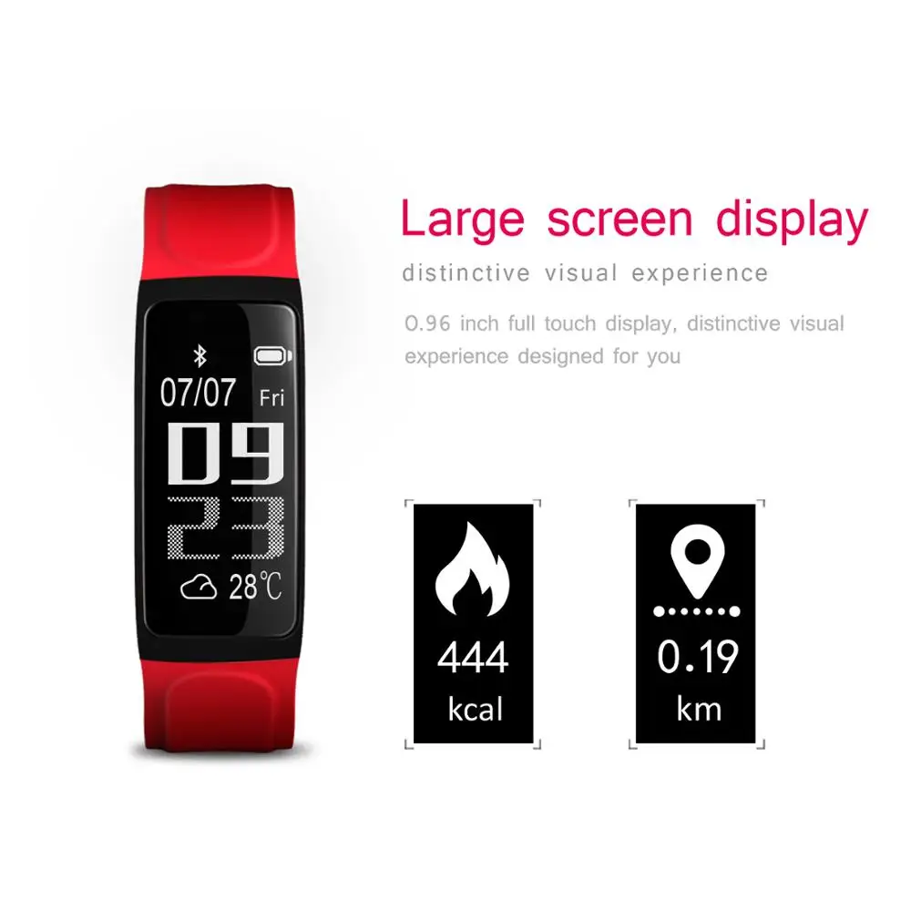 Смарт-браслет с пульсометром тонометром и поддержкой телефона | Электроника