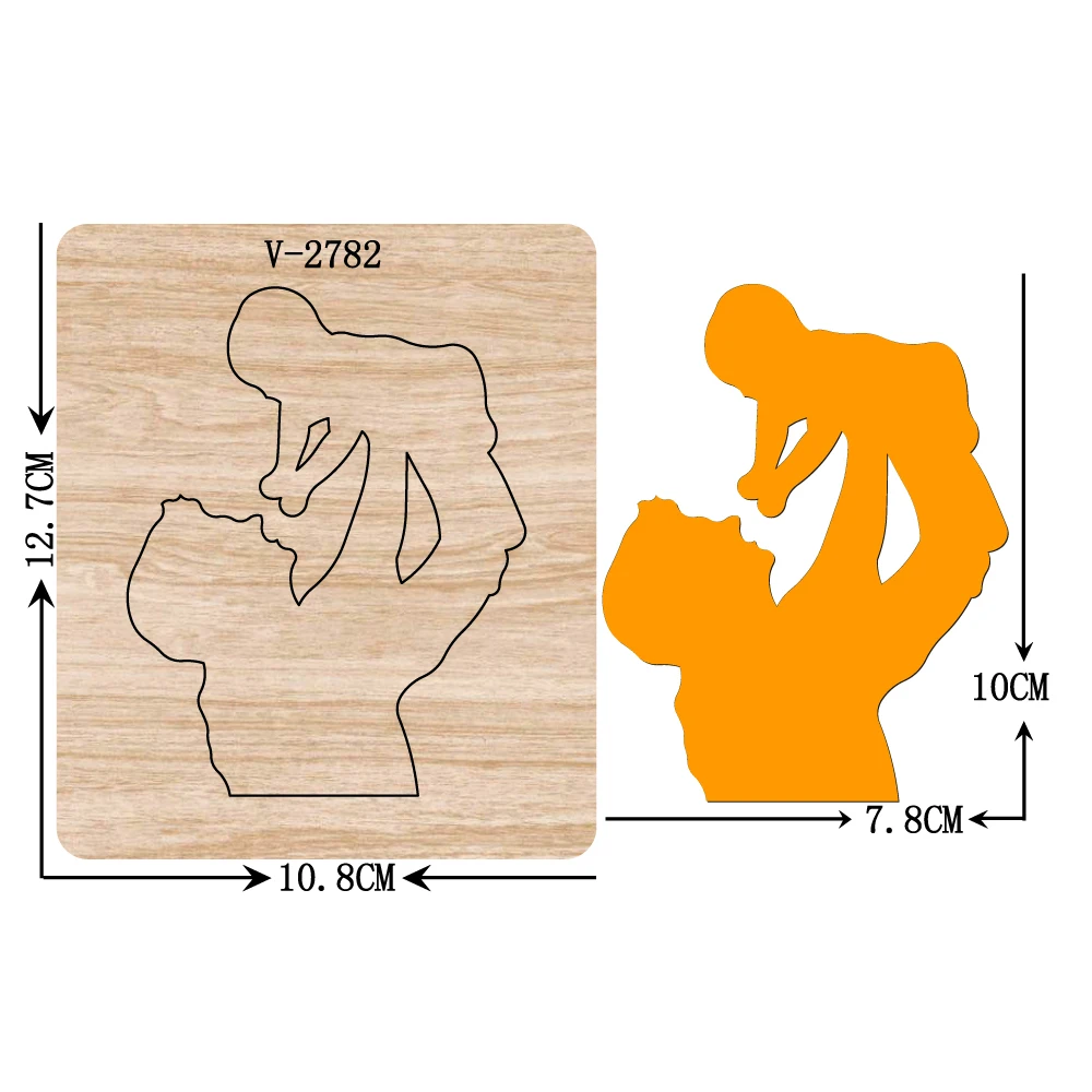 

New child wooden dies cutting dies for scrapbooking Multiple sizes V-2782
