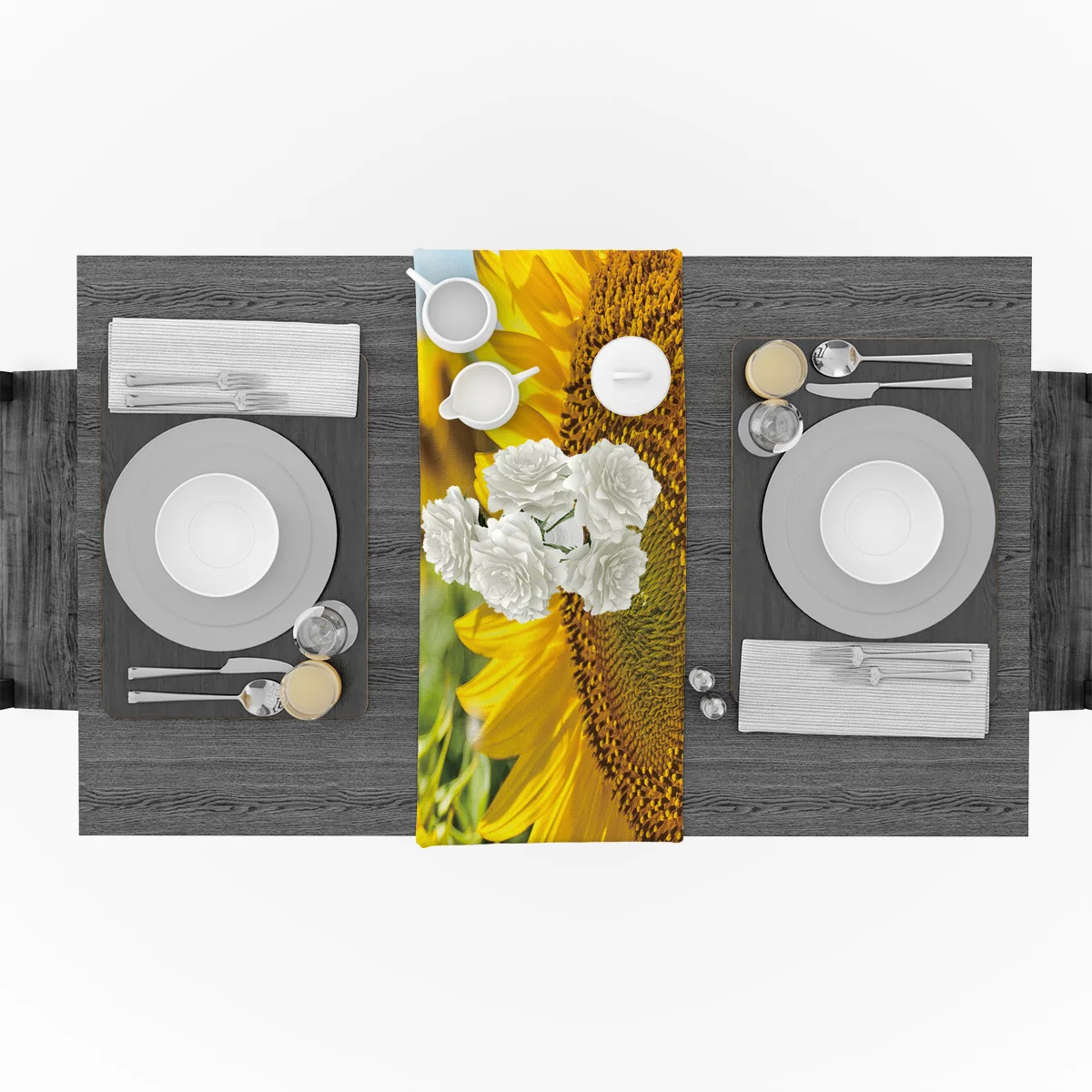 Подсолнух летняя настольная дорожка украшение для стола Свадебная вечеринка