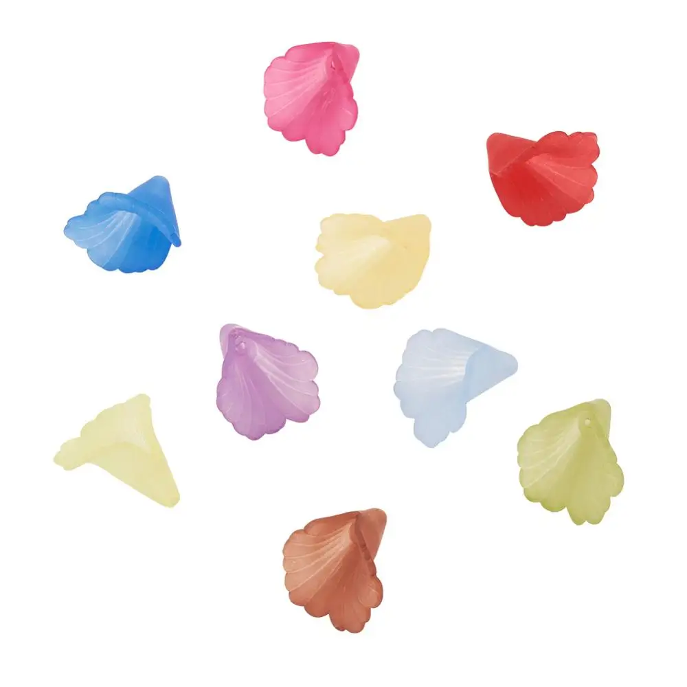 20 шт. Матовые акриловые бусины в виде цветка х20 мм | Украшения и аксессуары