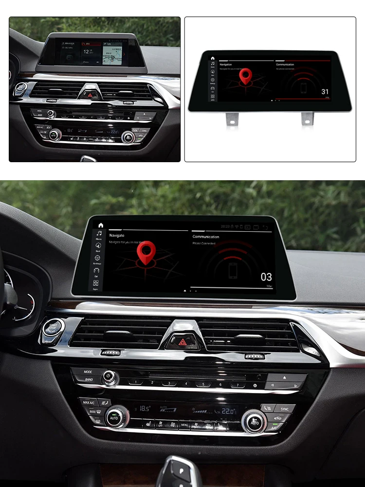 Автомобильный мультимедийный плеер Qualcomm Snapdragon 662 Android 11 для BMW 5 серии G30 G31 G38 2018 EVO