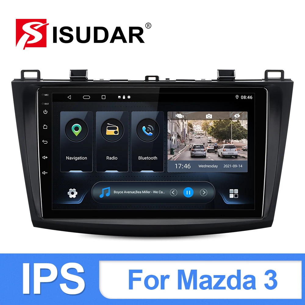 

ISUDAR T54 Android 10 Car Radio For Mazda 3 2010 2011 2012 2013 GPS Car Multimedia Player IPS Screen 4 Core ROM 32GB FM no 2din