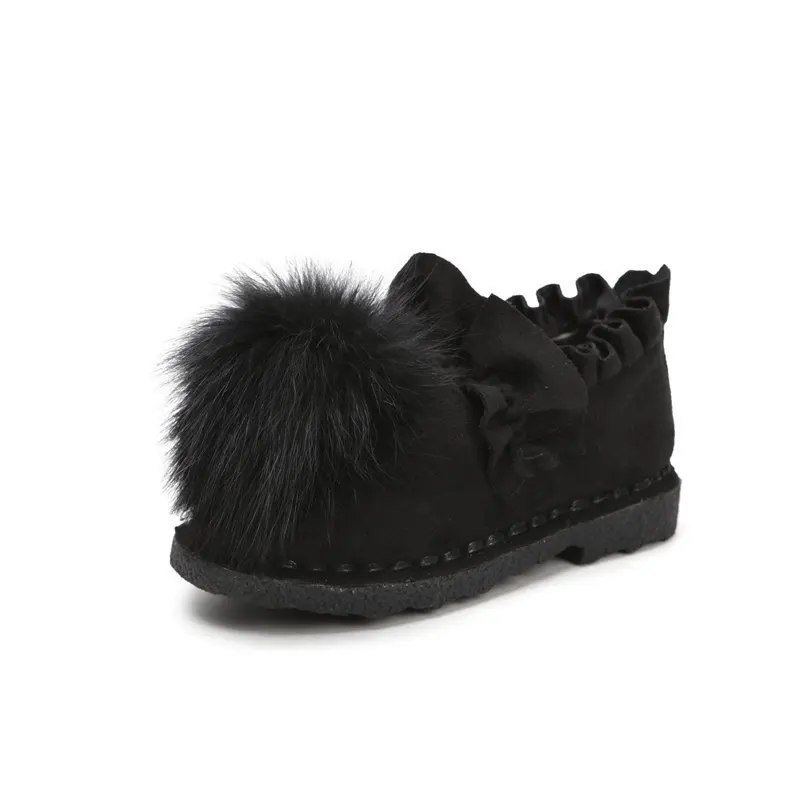 Кожаные туфли CNFSNJ с металлическими кнопками на осень и зиму 21-36 | Детская одежда