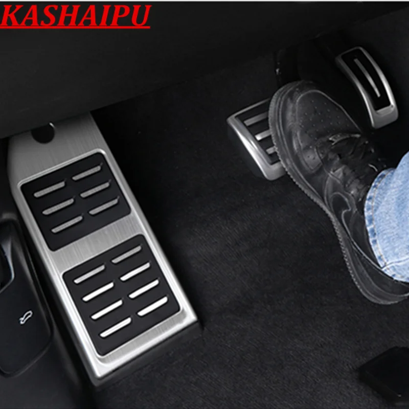 

Hot Sale LHD Car Footrest Gas Brake Pedal Cover Kit Fits For Porsche 911 718 Cayenne Macan Panamera Cayman Taycan