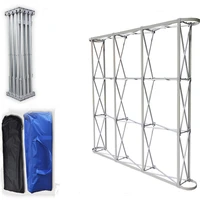 230cm230cm aluminum flower wall stand frame for tradeshow straight tension banner exhibition display stand trade show