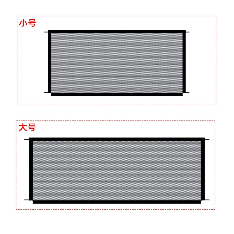 

Pet Fence Isolation Fence Transparent Car Window Balcony Protective Fence Isolation Net Portable Foldable Convenient Dog Fence