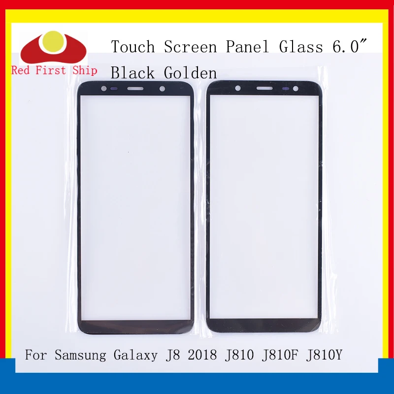 

10Pcs/lot Touch Screen For Samsung Galaxy J8 2018 J810 J810F J810Y Touch Panel Front Outer Lens J8 2018 LCD Glass