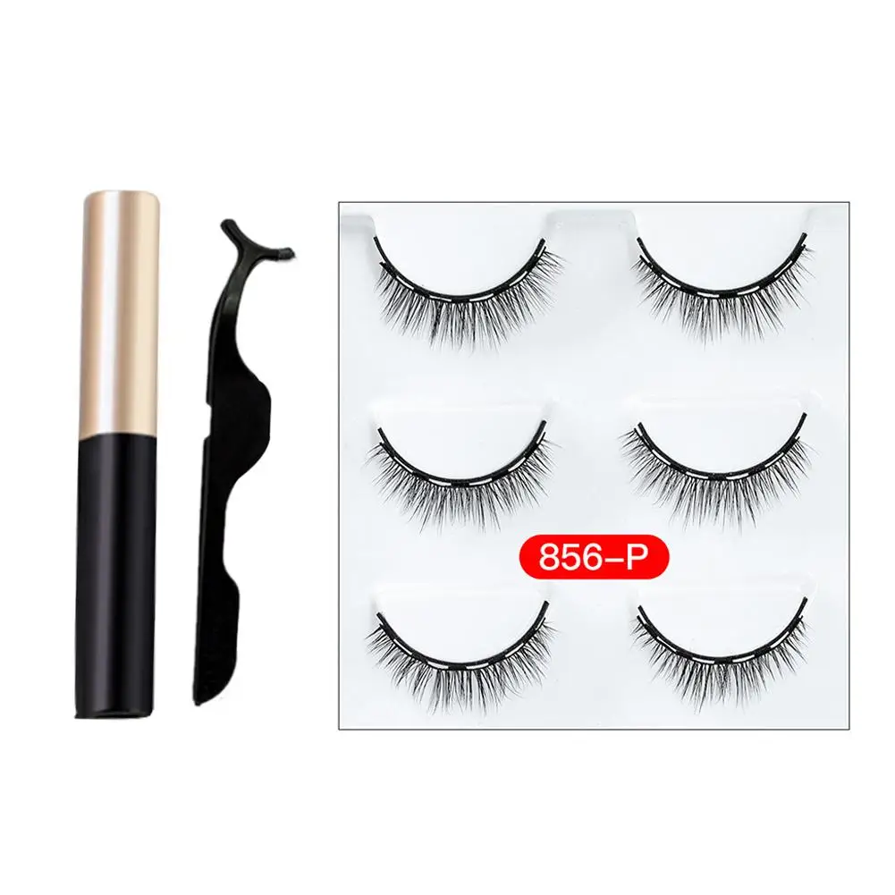 Набор ресниц магнитные ресницы Магнитная подводка для глаз набор завивки Магнит