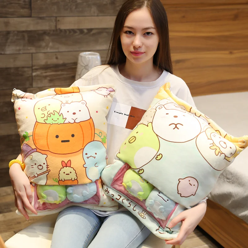 Набор из 8 плюшевых мини-игрушек Sumikko gurashi динозавр креативная подушка набивные