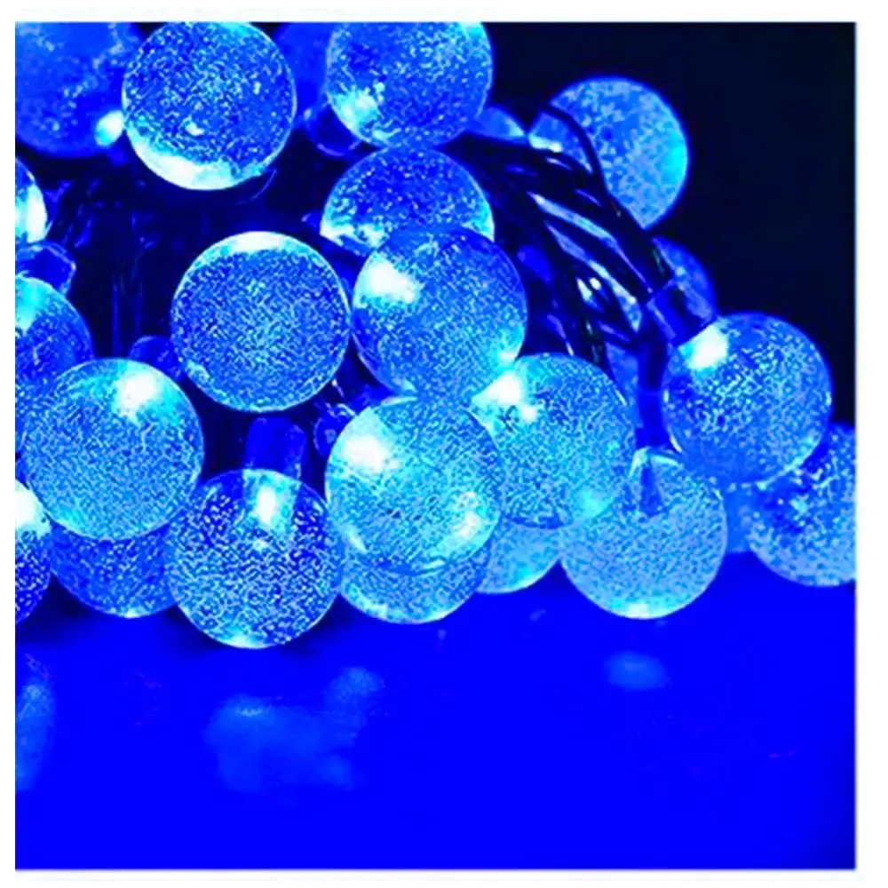 6 5 м 30 светодиодов шар Солнечная Водонепроницаемая наружная Рождественская