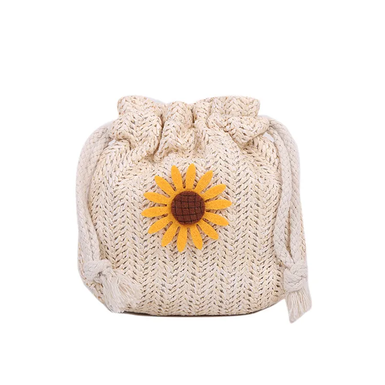 

Designer Bag Woven Bag Female Bag Winter Straw Woven Cute Bucket Bag Personality Girl Single Shoulder Messenger Bag Lipstick Bag