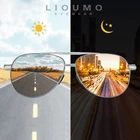 Солнцезащитные очки LIOUMO поляризационные для мужчин и женщин, фотохромные хамелеоны, для вождения