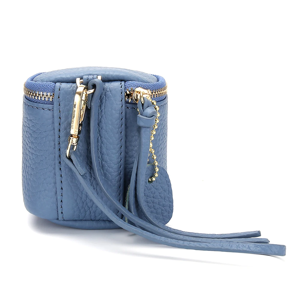 MELOVO женские сумки-клатчи из натуральной кожи на молнии модные косметички