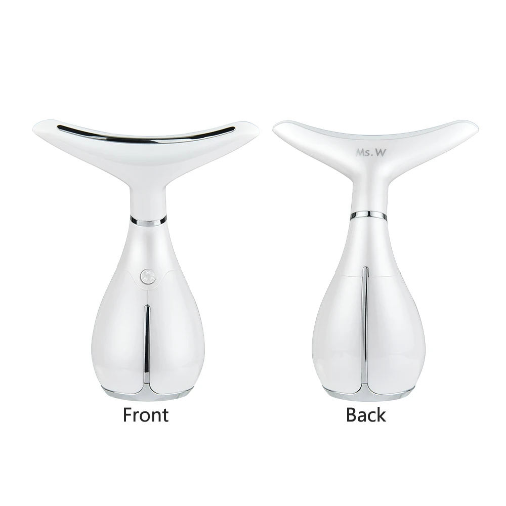 Подбородок Шея Массажер для лифтинга уход за кожей лица ультразвуковой