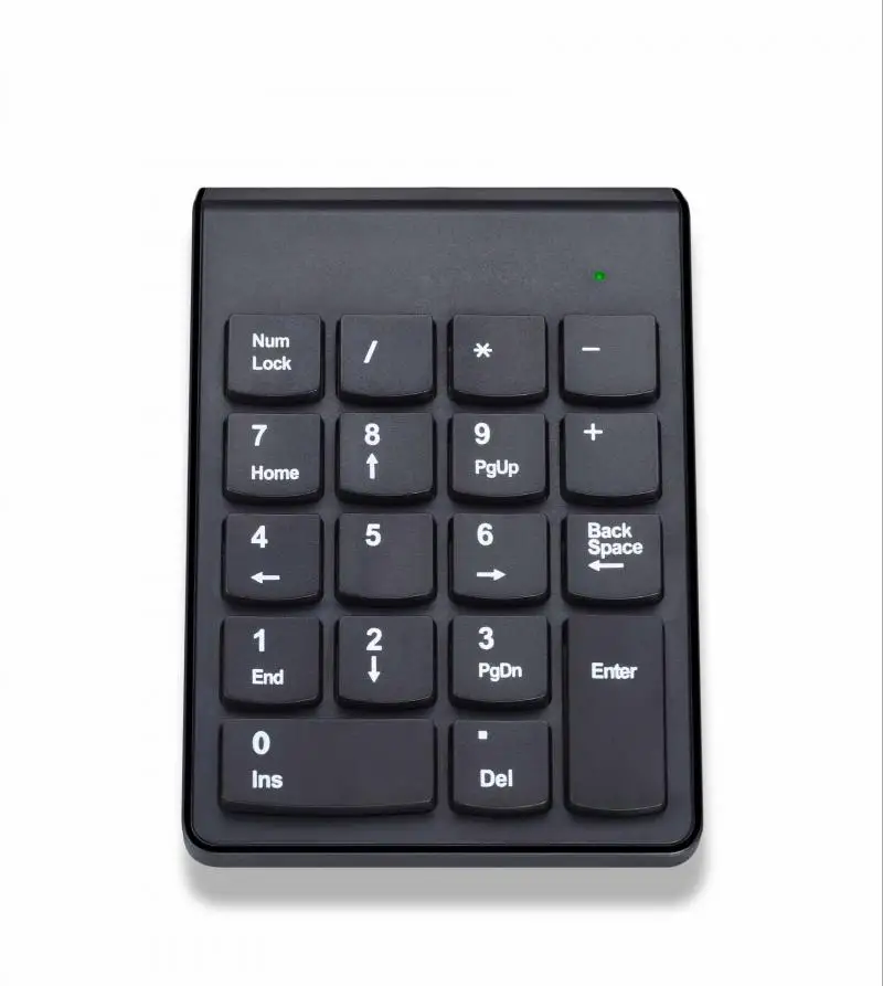 L& PC цифровая клавиатура 2,4G Беспроводная USB Панель с номером 18 клавиш для офиса, ноутбука, компьютера, ноутбука, настольного компьютера, новая портативная мини-клавиатура с номером