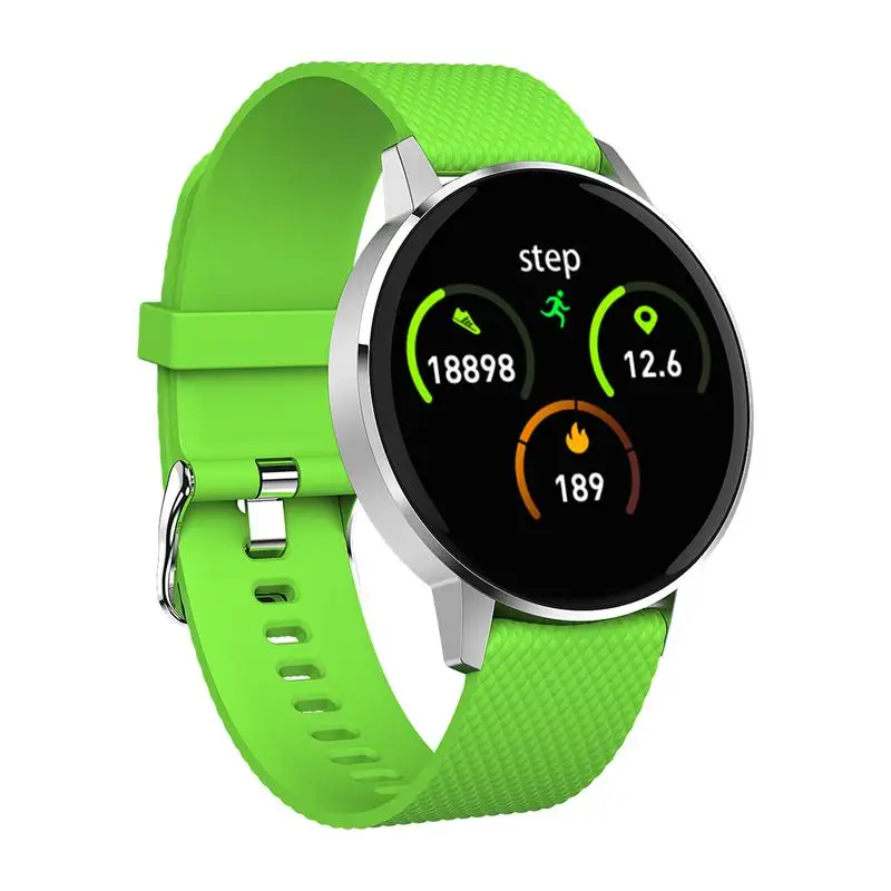 T4 Smart Watch Women Pink Bluetooth Tempered glass Fitness Bracelet IP68 Waterproof Heart Rate Monitor Sport Smartwatch Men - Цвет: Mint Green