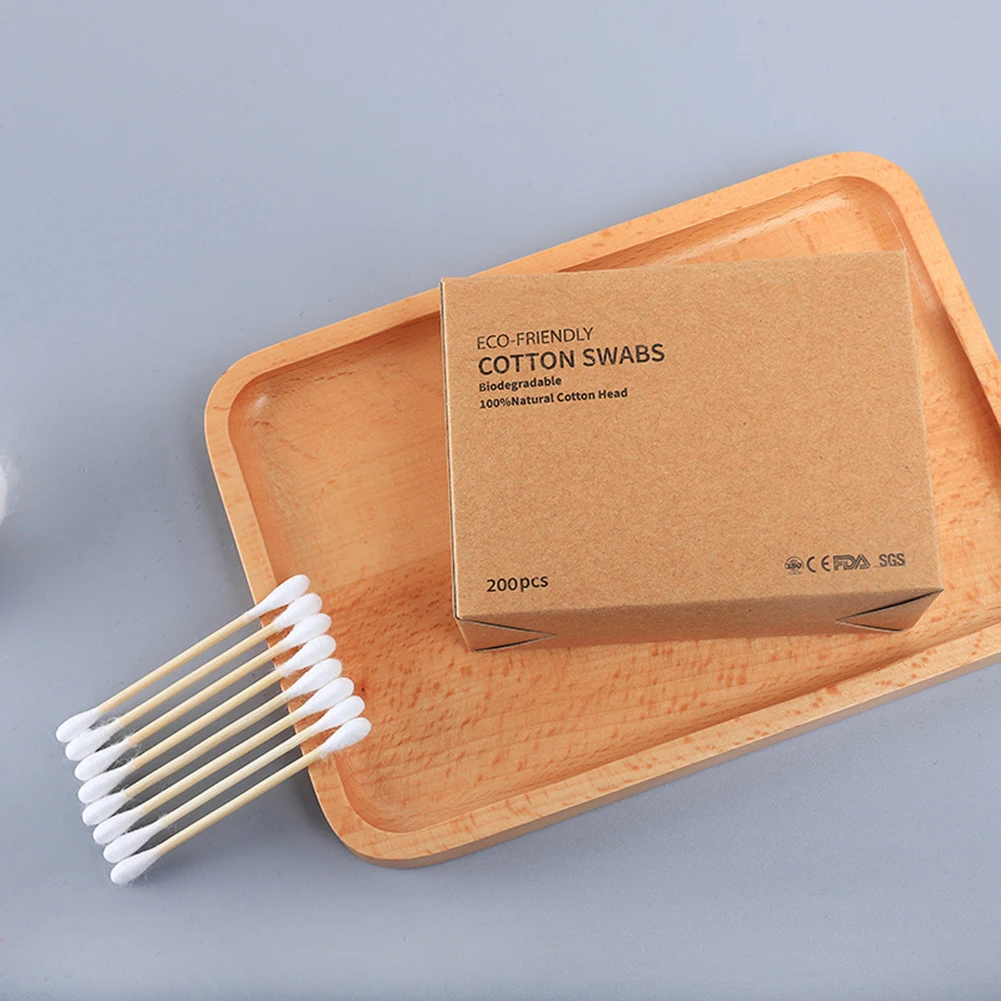 1000/2000 шт. одноразовые ватные палочки с двойной головкой|Ватные палочки| |