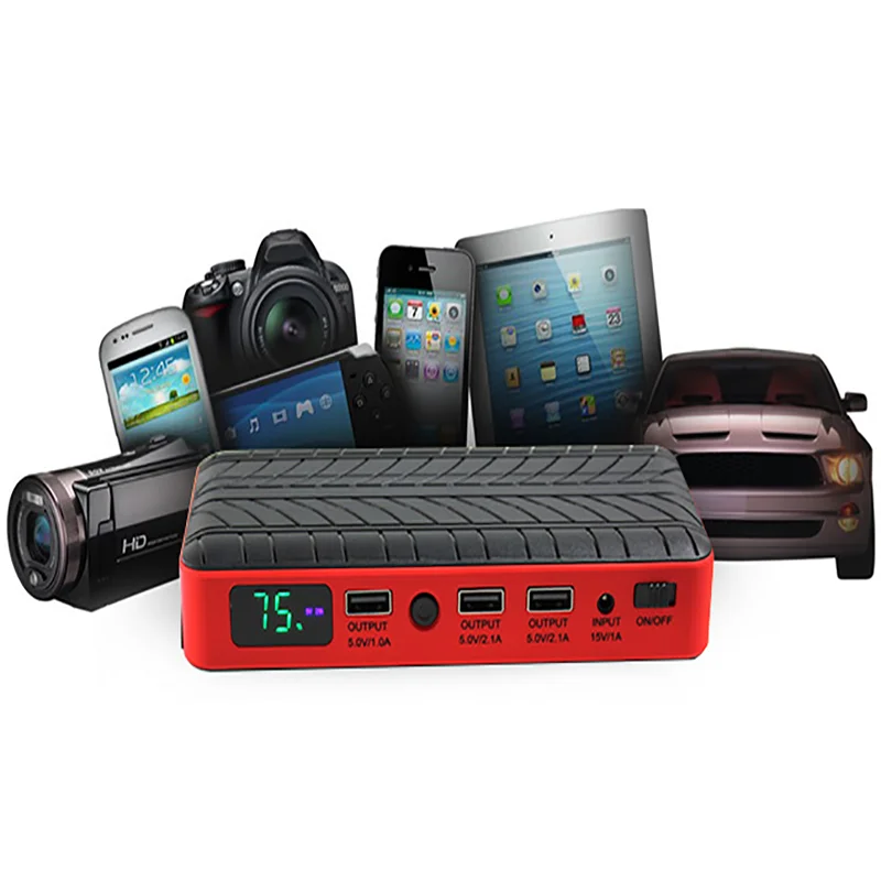 Многофункциональное портативное аварийное Стартовое зарядное устройство с