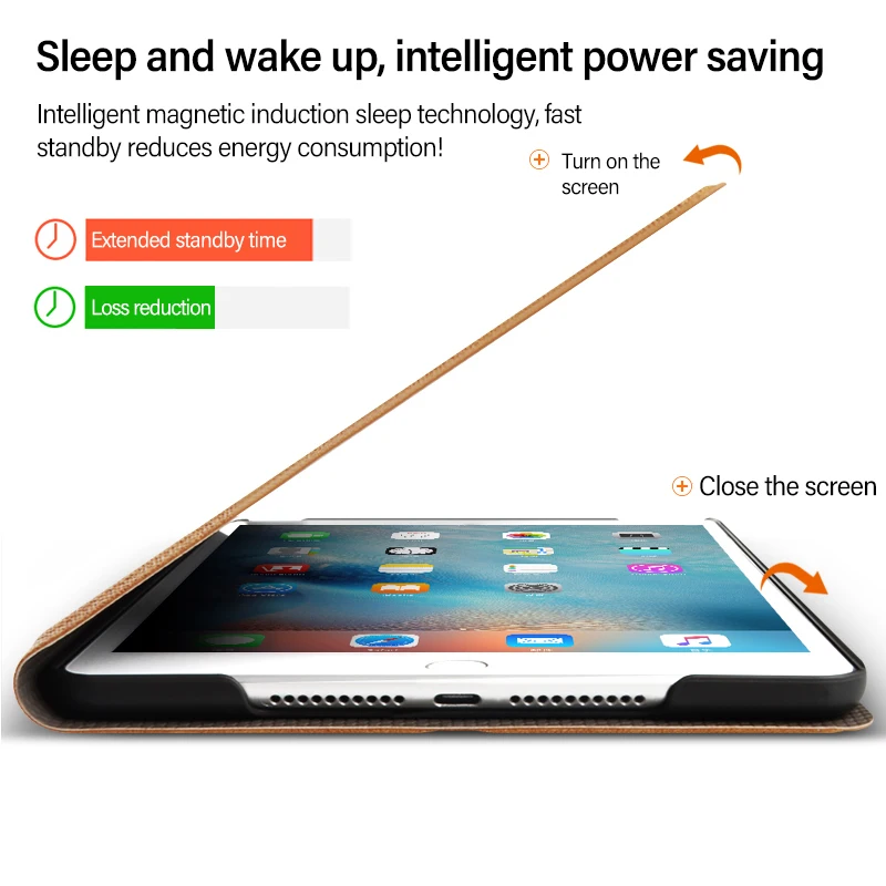 Роскошный кожаный чехол для планшета с рождественским оленем iPad Air 1 2 9 7 дюйма