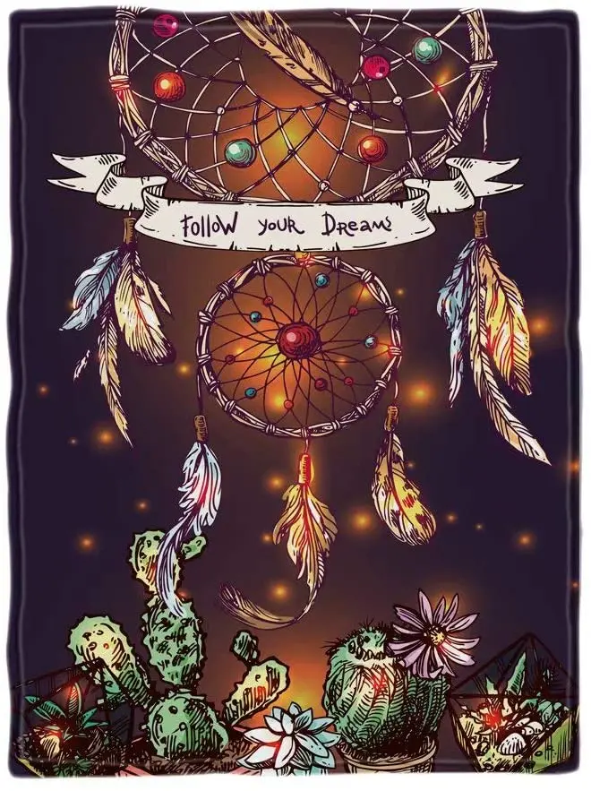 

Плед-одеяло, супермягкое, уютное, легкое, удобное, теплое, для дивана, кровати, Ловец снов