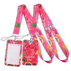 Брелок LT87 Женский, с принтом, для ключей, удостоверения личности, телефона