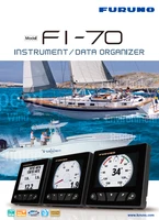 furuno fi 70 ship boat instrument data organizer 4 1 bonded display monitor marine electronics navigation communication