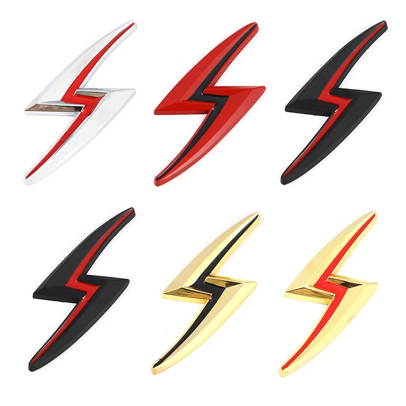 3D Metal S Lightning Logo Sticker Car Body Emblem Badge fender Rear Trunk Decal for Nissan S14 S15 Exterior Accessories | Автомобили и