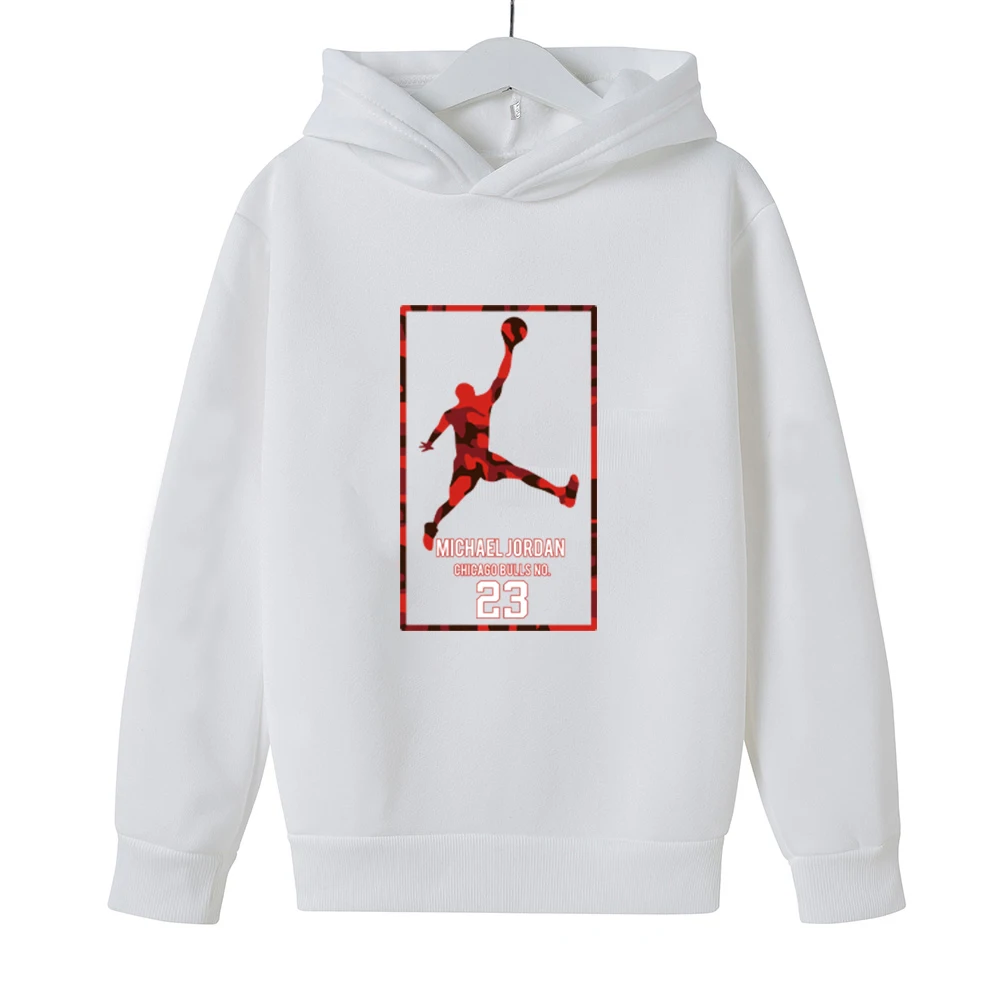 

Four seasons Children's Hoodie Sportswear Sweat Jacket Casual Sportswear 2021 Brand Boy Girl Hip-hop Long Sleeve Jordan 23