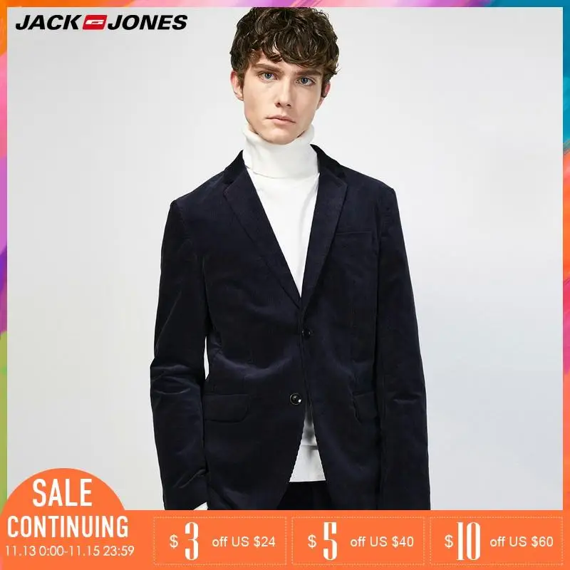 JackJones мужской 19 весенний вельветовый Блейзер E | 217408501 Мужская одежда
