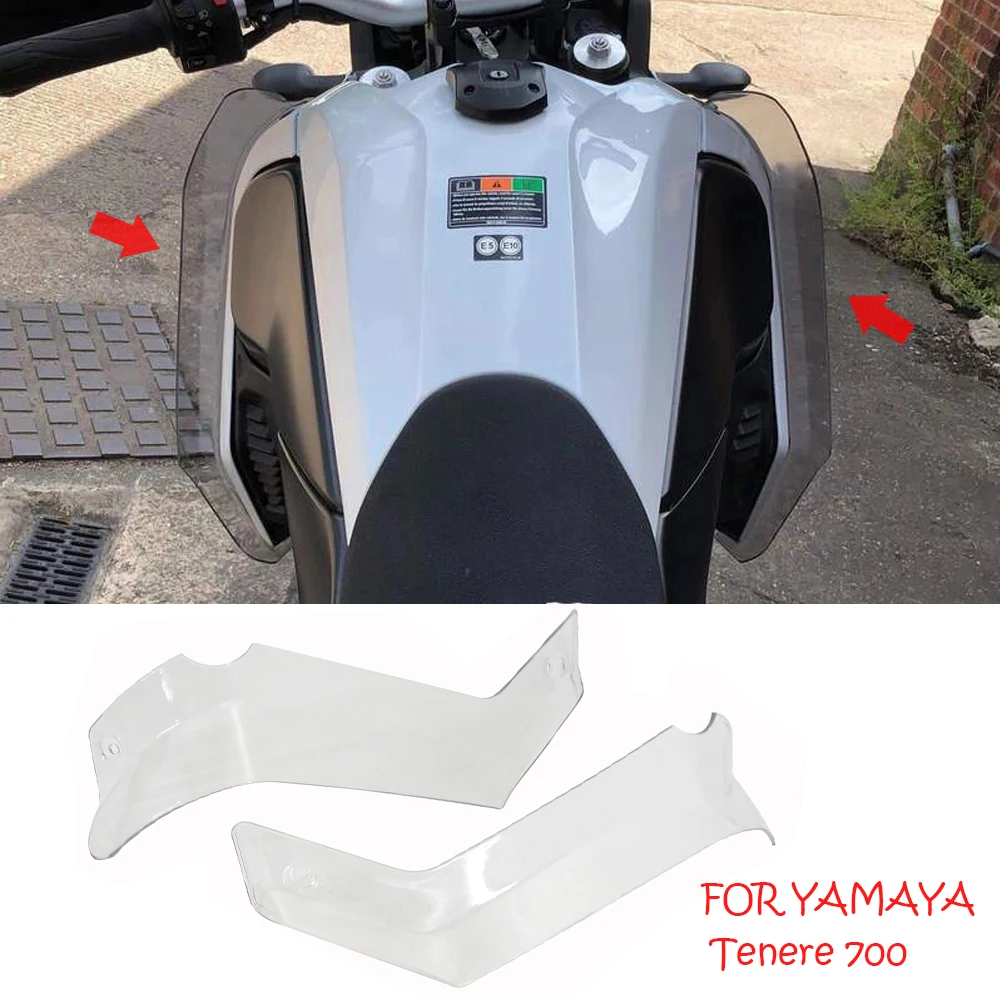 For Yamaha TENERE700 XTZ 700 XT700Z T700 T7 2019 2020 2021 Plastic legguards leg Guards Side Deflector Front Windshield