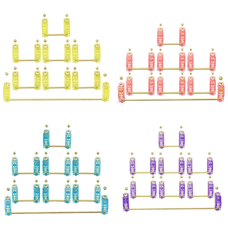 

Mounted OEM Original Cherry Stabilizers Satellite Axis 2X 6.25X for Mechanical Keyboard Modifier Keys