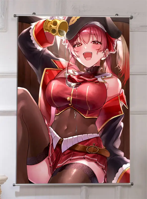 Настенный постер Houshou Marine Hololive 60 х90 см | Дом и сад