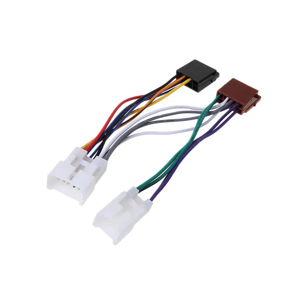 Автомобильный радиоприемник ISO жгут проводов переходник Кабель для TOYOTA FJ RAV4 Camry