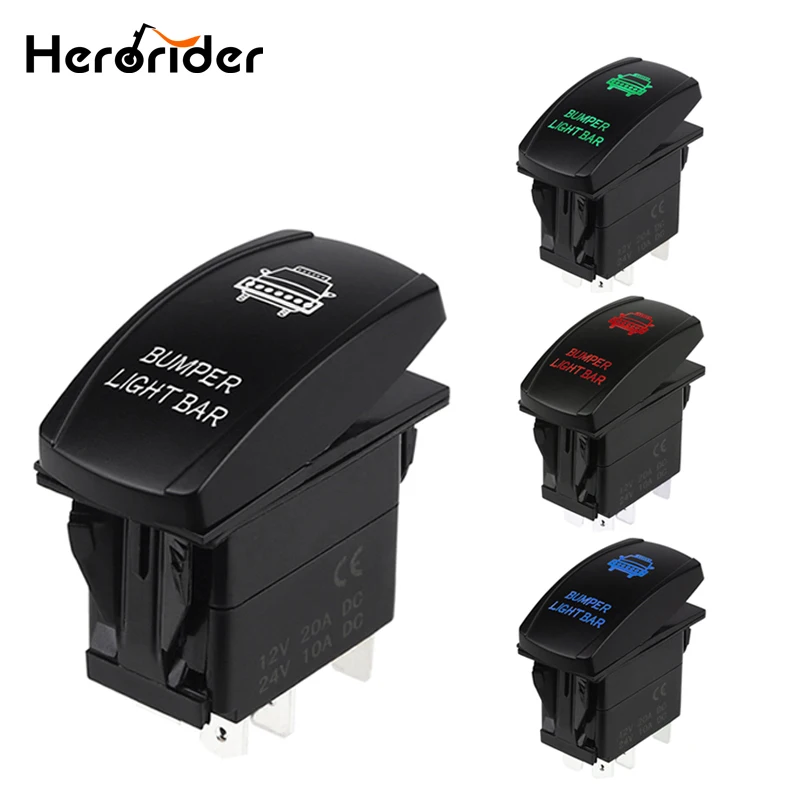 5 Pin автомобильный переключатель стиль carling LED свет бар тумблер кулисный SPST ВКЛ