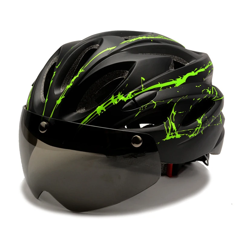 Велосипедный шлем ультралегкий защитный для горных и шоссейных