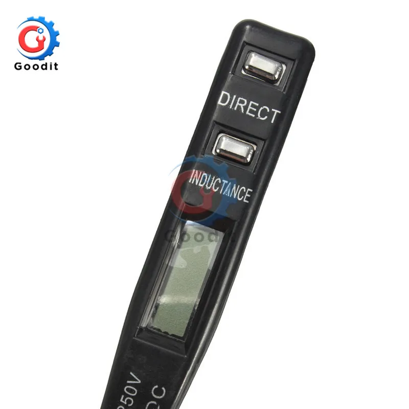 AC DC 12 V-250 V тестер напряжения Ручка lcd Цифровой AC/DC детектор напряжения непрерывность обнаружения напряжения Ручка детектор индукции датчик