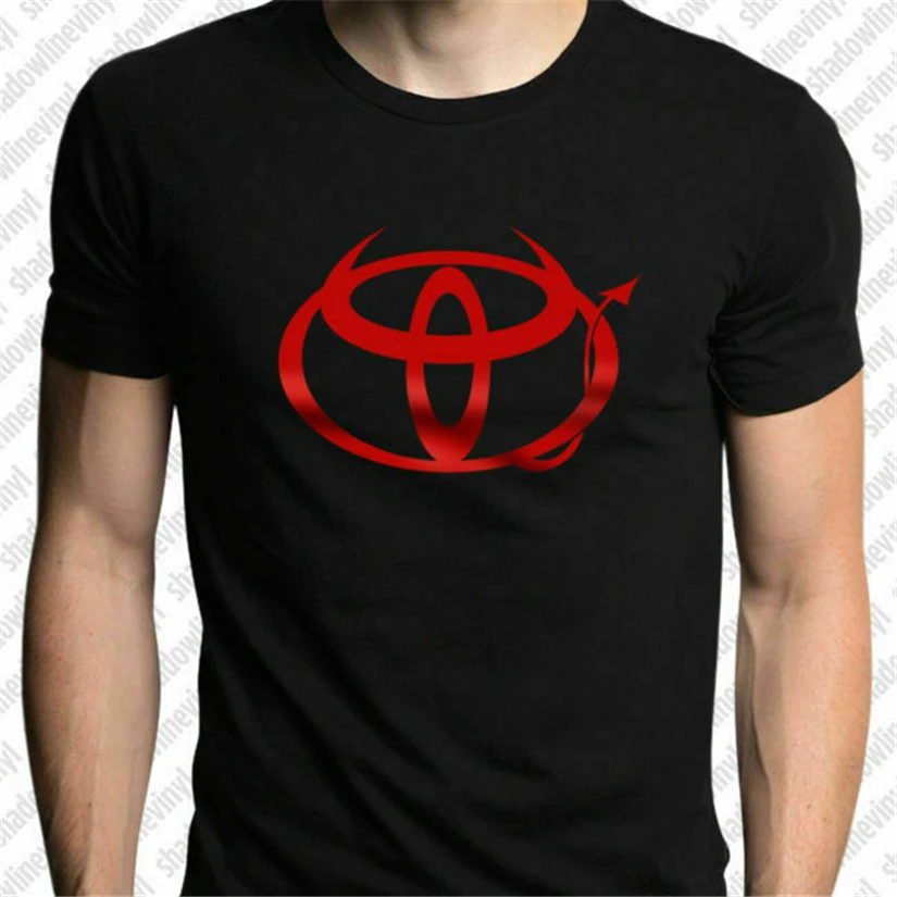 Новый Toyota Evil Logo TRD Racing Development Camry Футболка 2Xl 15Xl футболка|Мужские футболки| |