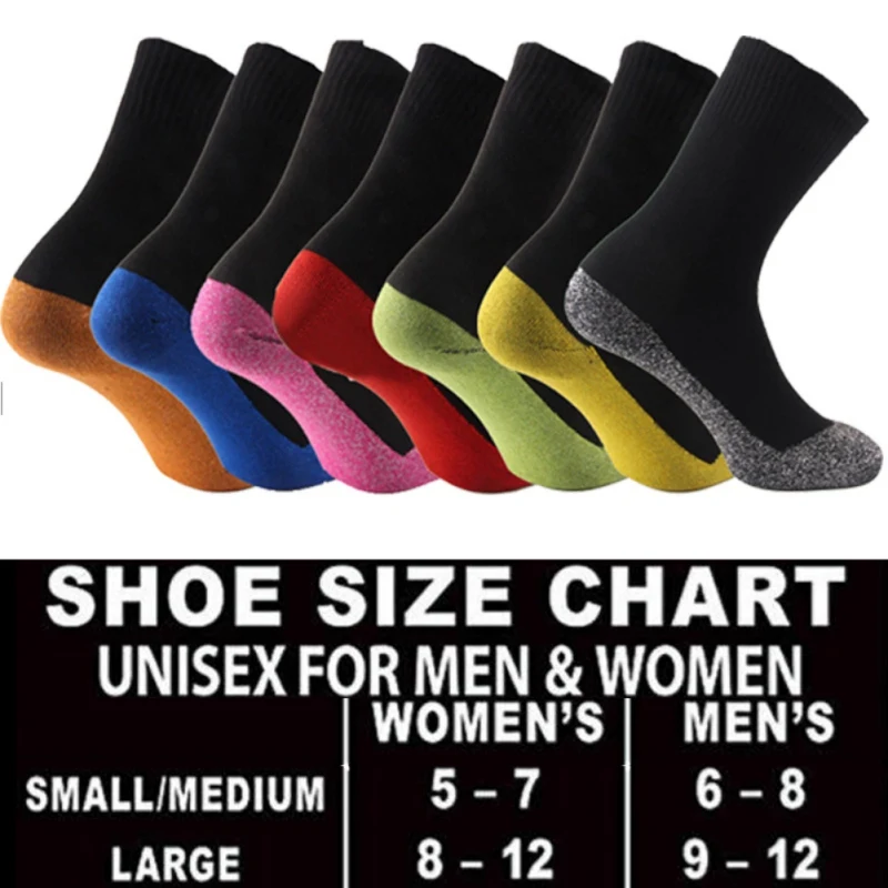 

Women Men Skiing Socks 35 Degrees Ultimate Comfort thermal compression warm Sports Ski Snowboard Climbing Camping Hiking Socks