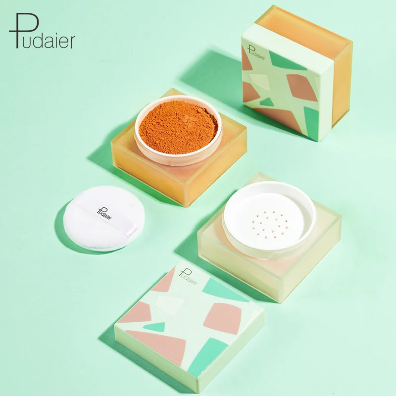 

Moisturizing Oil Control Makeup Powder Brightening Concealer Lightthin Breathable Oil Control Waterproof Makeup Free Fine Powder