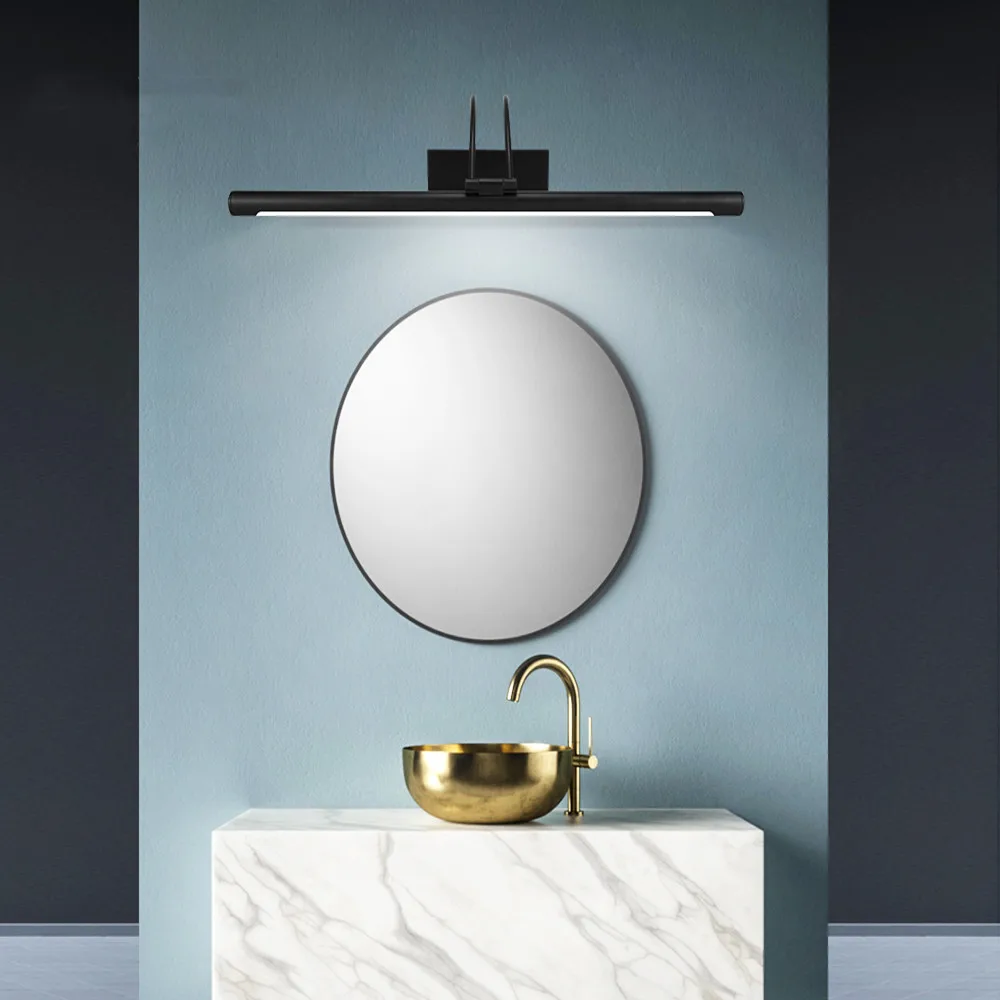 

Mirror Light Modern Led Wall Lamp 8W AC90-260V Wall Mounted Industrial Wall Lamp Bathroom Light Waterproof Stainless Steel